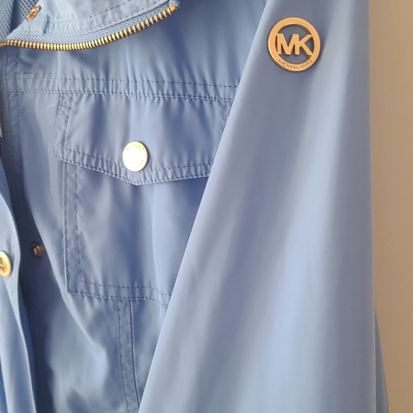 Michael Kors Sky Blue Utility Jacket - Picture 7 of 8
